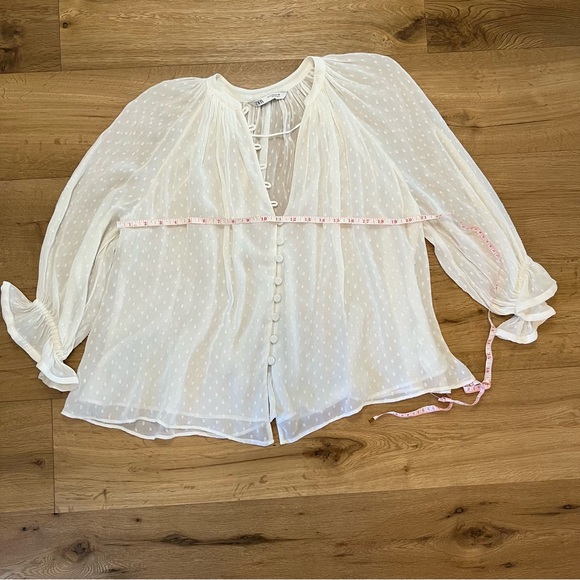 Zara white blouse - Picture 4 of 8